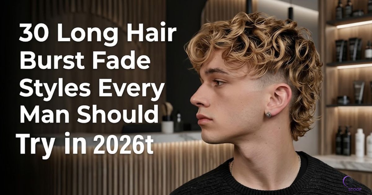 30 Long Hair Burst Fade Styles Every Man Should Try in 2026