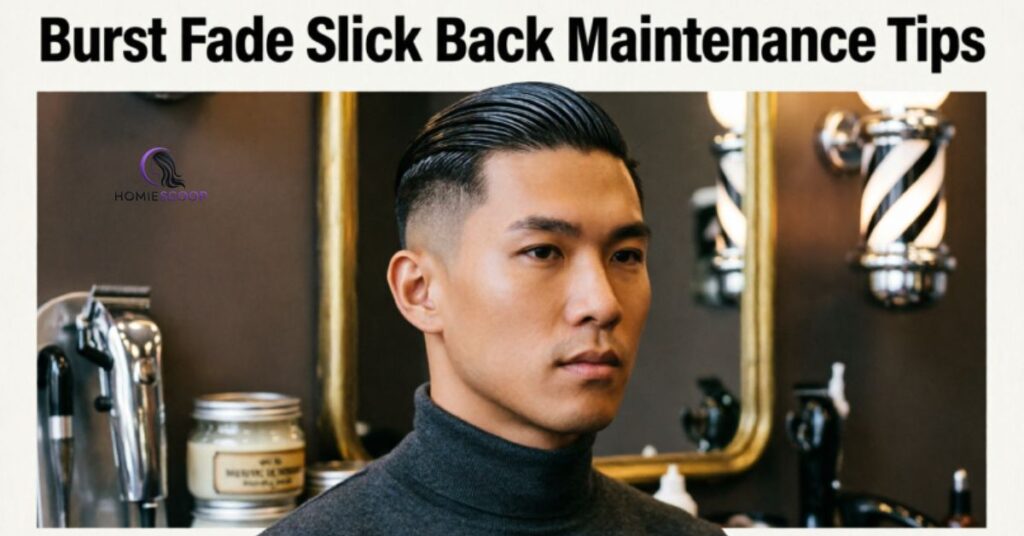 Burst Fade Slick Back Maintenance Tips