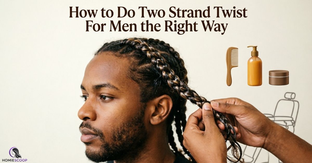 How to Do Two Strand Twist For Men the Right Way