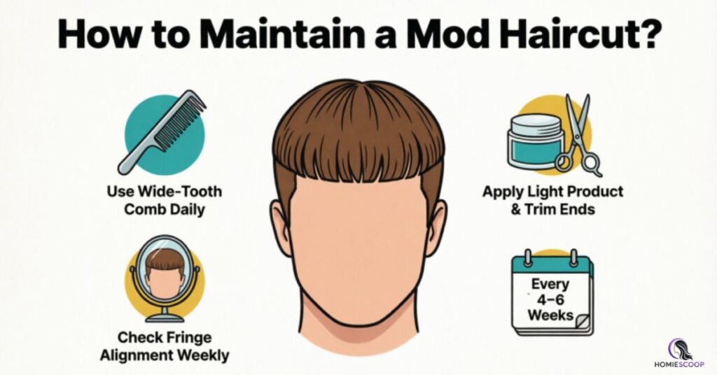 How to Maintain a Mod Haircut?