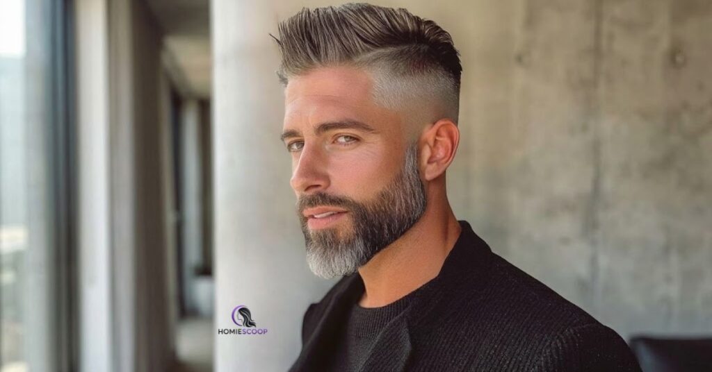 How to Style a Long Hair Burst Fade at Home