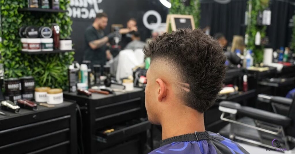 Man Bun Burst Fade