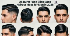 25 Burst Fade Slick Back Haircut Ideas for Men in 2026