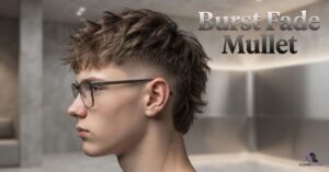 Burst Fade Mullet