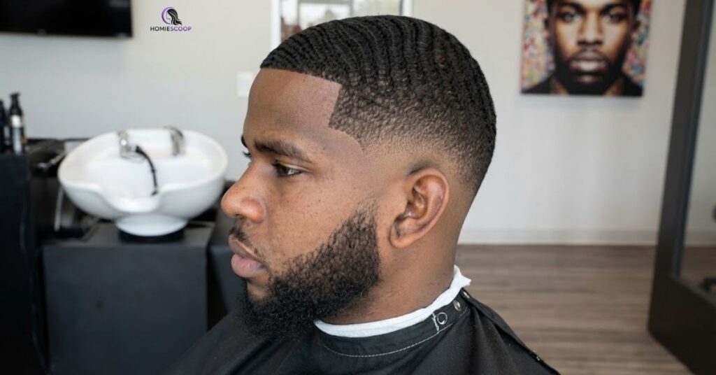 Drop Fade Haircuts With Black Waves