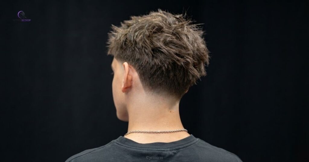 Drop Fade Haircuts With Textured Fringe