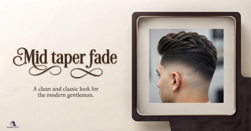 Mid taper fade