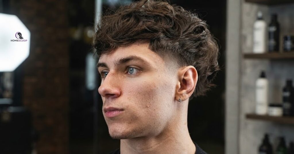 Loose Curly Burst Fade