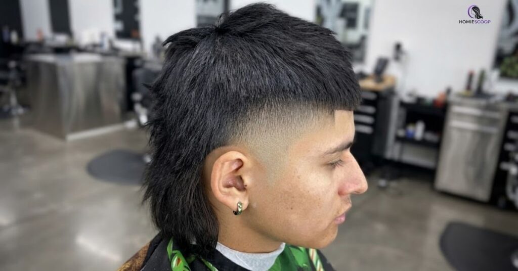 Undercut Burst Fade Mullet