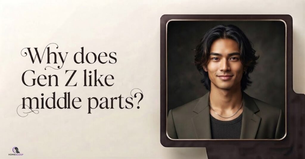Why does Gen Z like middle parts?