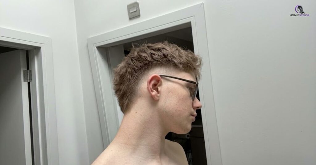 Burst Fade Buzz Cut Mullet