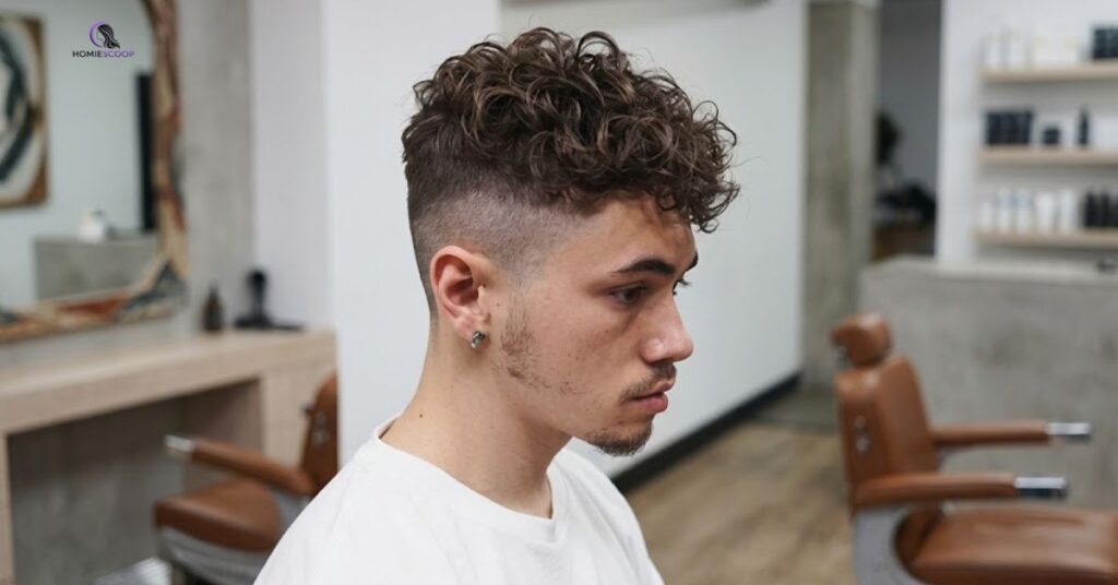 Burst fade textured fringe