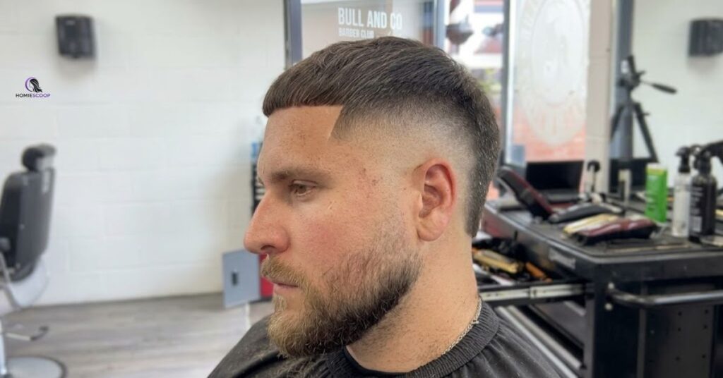 Easy-Maintenance Burst Fade Buzz Cut