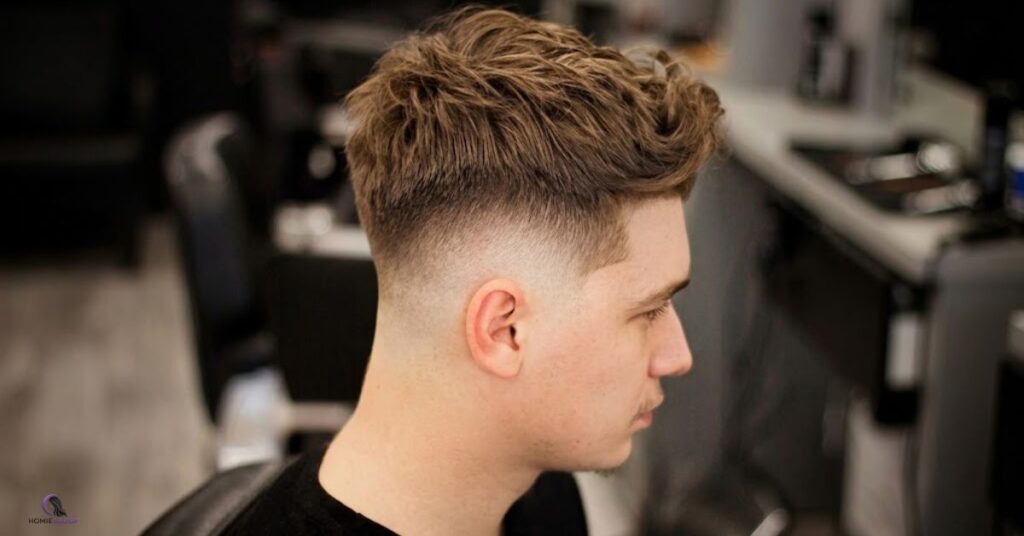 Mid burst fade haircuts men