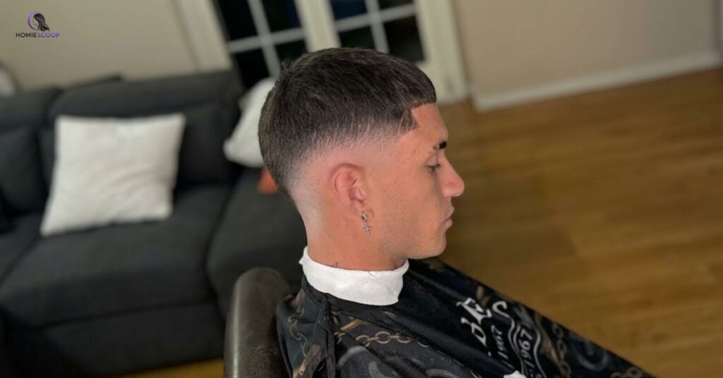  Mid Burst Fade Buzz Cut