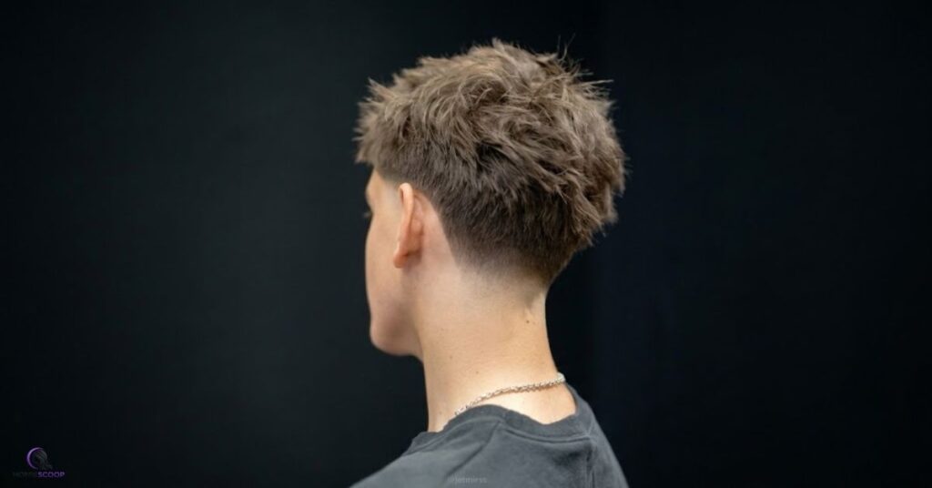 Mid Burst Fade Textured Crop