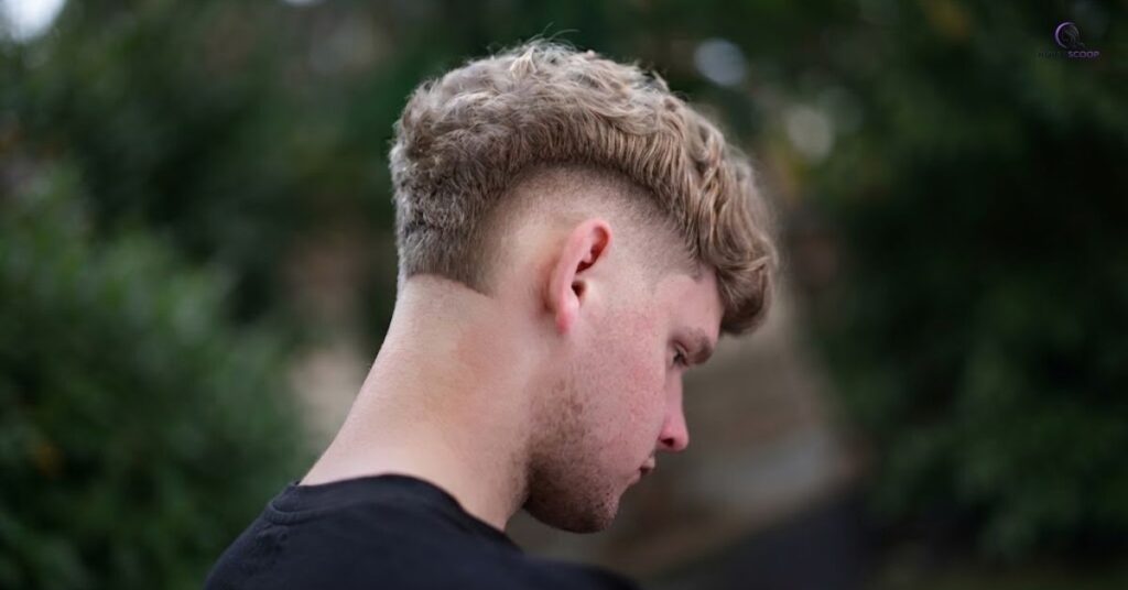 Thick Straight Low Burst Fade